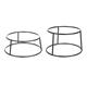 Olympia Non-Slip Riser Round Multi Black Wire 230x260x150mm