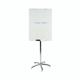 Bi-Office Business Glass Mobile Easel; Drywipe Glass Surface; 70x100cm; Chrome Structure