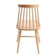 Fameg Farmhouse Angled Side Chairs Natural Beech (2 pack)