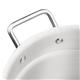 Vogue Aluminium Double Boiler Pan With Lid 28cm