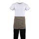 Whites Short Bistro Apron Tan