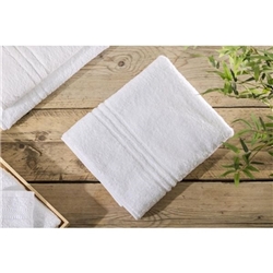 EcoKnit Bath Sheet White, 600gsm