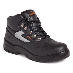Worksite S1P SRA Leather 5" Boot Black [Size UK 12/ EU 47]