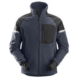Snickers 8005 Allroundwork Windproof Fleece Jacket Navy/Black Medium