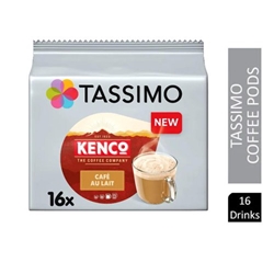 Tassimo Kenco Caf&#233; Au Lait Pods 16's (8 Drinks)
