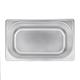 Vogue Stainless Steel 1/4 Gastronorm Tray 150mm