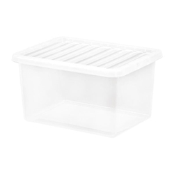Wham Crystal Storage Box and Lid 31Ltr