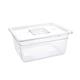 Vogue Polycarbonate 1/2 Gastronorm Container 150mm Clear