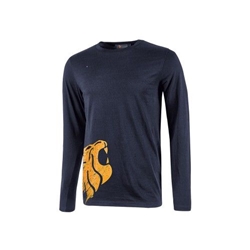 U Power Alien Long Sleeve 100% Cotton T-Shirt Deep Blue Medium