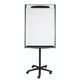 Bi-Office Design Mobile Magnetic Flipchart Easel; Dry-Wipe Lacquered Steel Surface; Aluminium And Black Plastic Frame; 700x1000mm