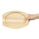 Olympia Hevea Board for Cast Iron Oval Eared Dish 260x165mm for FW817