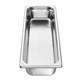 Vogue Stainless Steel Gastronorm 2/4 Tray 65mm