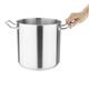 Vogue Stainless Steel Deep Stock Pot 24cm