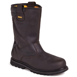 DeWalt SBP SRA Classic Design Goodyear Welted Rigger Boot Brown [Size UK 10/ EU 44]