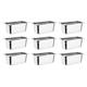 Vogue Stainless Steel Gastronorm Tray Set 9 x 1/3