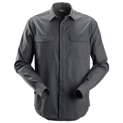 Snickers 8510 Service Long Sleeve Shirt Steel Grey 2XL
