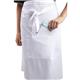 Whites Bistro Apron Polycotton White with Pocket 1000x700mm