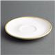 Olympia Kiln 230ml Cup Saucer Chalk 140mm (6 Pack)