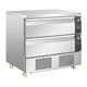 Polar U-Series Double Drawer Dual Temperature Counter Fridge Freezer 4xGN