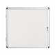 Bi-Office Earth Enclore Magnetic Display Case; Lacquered Steel Surface; Lockable Acrylic Door; Aluminium Frame; 720x674mm - 6x A4