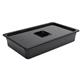 Vogue Polycarbonate 1/1 Gastronorm Container 100mm Black