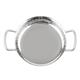 Olympia Table Presentation Handled Dish Stainless Steel Hammered 125mm