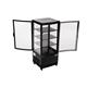 Polar C-Series Energy Efficient Curved Door Display Fridge Black 86Ltr