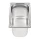 Vogue Heavy Duty Stainless Steel 1/4 Gastronorm Tray 150mm