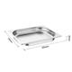 Vogue Stainless Steel 1/2 Gastronorm Tray 40mm