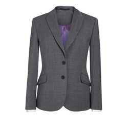 Brook Taverner Sophisticated Novara Ladies Tailored Fit Jacket Light Grey UK 14 Regular 2222G