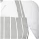 Whites Butchers Stripe Bib Apron Grey/White