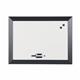 Bi-Office Kamashi Magnetic Whiteboard; Lacquered Steel Surface; MDF Frame With Black Finish; 600x450mm