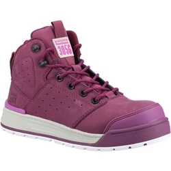 Hard Yakka 3056 S1P FO HRO SRC Ladies Safety Boot Shiraz [Size UK 4/ EU 37]