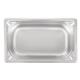 Vogue Heavy Duty Stainless Steel 1/4 Gastronorm Tray 100mm