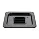 Vogue Polycarbonate 1/6 Gastronorm Lid Black