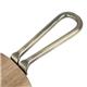 Olympia Round Paddle Board Acacia Wood Metal Handle 458x305mm