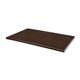 Bolero Pre-drilled Rectangular Tabletop Dark Brown