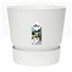 Elho Greenville Round INDOOR Pot & Base WHITE 20cm