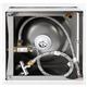 Basix Stainless Steel Knee Operated Hand Wash Basin