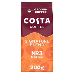 Costa Signature Blend Ground For Cafetiere & Filter 200g - PACK (5)