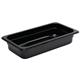 Vogue Polycarbonate 1/3 Gastronorm Container 65mm Black