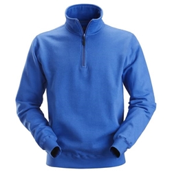 Snickers 2818 Half Zip Sweatshirt True Blue Xtra Small