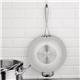 Vogue Tri Wall Wok Flat Base 300mm