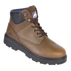 Himalayan 1201 Brown Leather Safety Boots [Size UK 11/ EU 46]