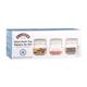 Kilner Square Push Top Jars 250ml (3 Pack)