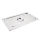 Vogue Stainless Steel 1/1 Gastronorm Notched Lid