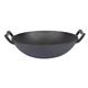 Dexam School of Wok Pre-Seasoned Cast Iron Flat Base Wok 300mm