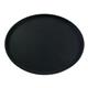 Beaumont Non-Slip Round Tray Black 406mm