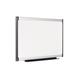 Bi-Office Provision Magnetic Whiteboard; Lacquered Steel Surface; Aluminium And Black Plastic Frame; 1800x1200mm