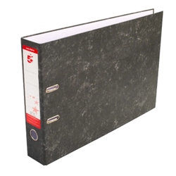 5 Star Office Oblong Lever Arch File A3 Cloud (Pack of 2)